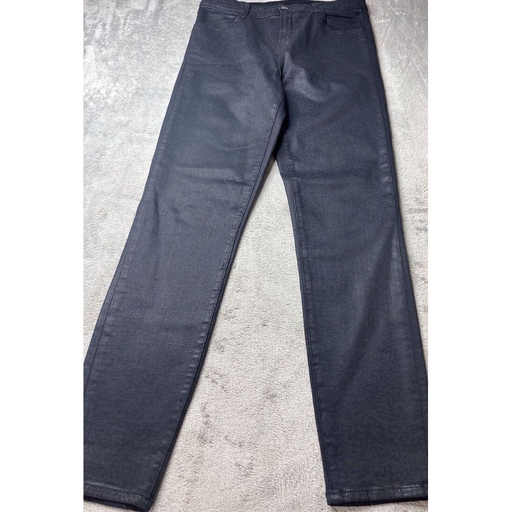 J Brand Delirious Faith Coated Leopard Print Skinny Jeans Indigo‎ 29 JB000908